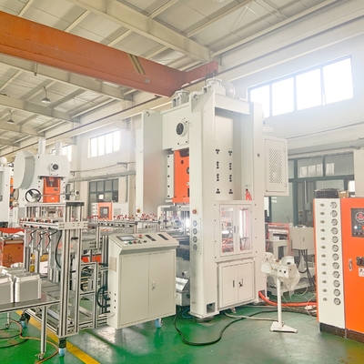 High Speed Automatic Aluminium Food Container Making Machine H Frame Hydraulic Food Container Punching Machine