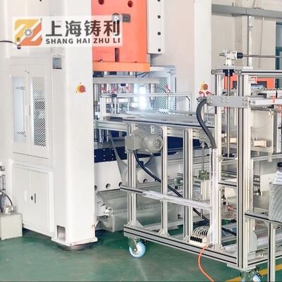 Fully Automatic H Frame Hydraulic Foil Container Making Machine 65 Times/Min 1000mm Feeding