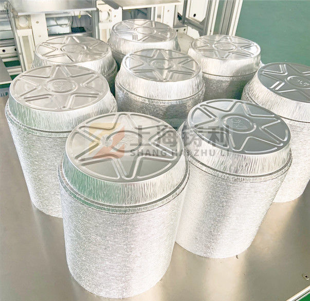 Bowl Plate Dishes Pneumatic Aluminium Foil Making Machine Fully Automatic